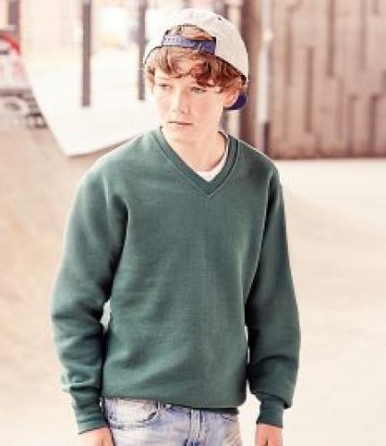 Jerzees Schoolgear Kids V Neck Sweatshirt