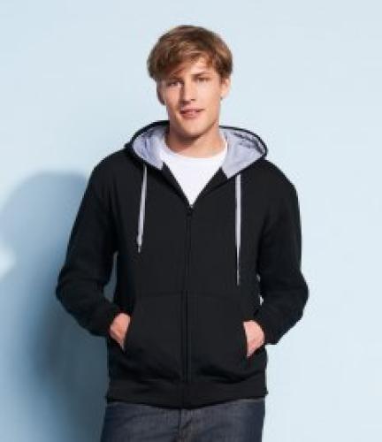 SOL'S Soul Contrast Hooded Jacket
