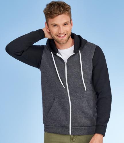 SOL'S Unisex Silver Hooded Jacket