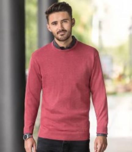 Russell Cotton Acrylic Crew Neck Sweater