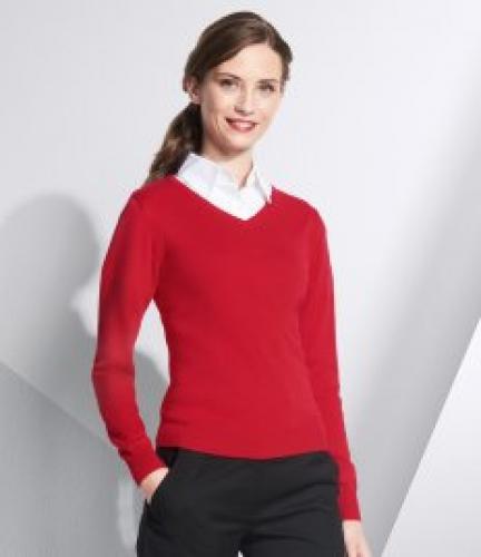 SOL'S Ladies Galaxy Cotton Acrylic V Neck Sweater
