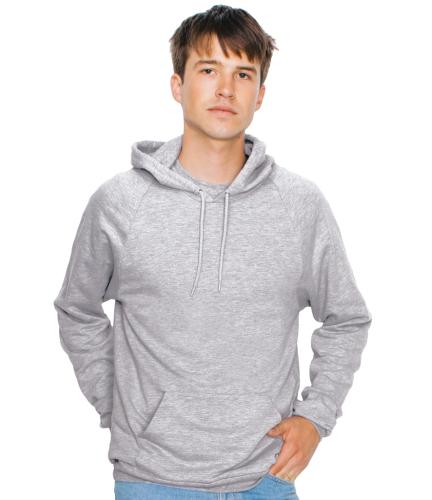 American Apparel Unisex California Raglan Hooded Sweatshirt