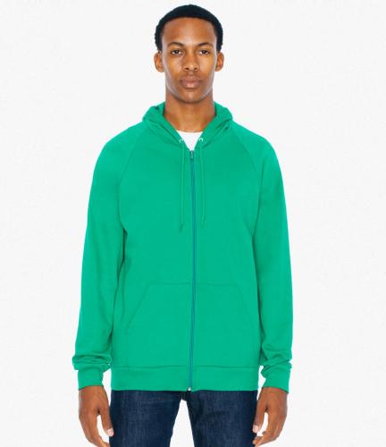 American Apparel Unisex California Zip Hooded Sweatshirt