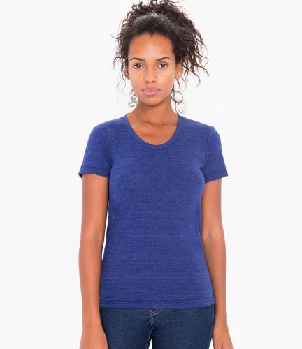 American Apparel Ladies Tri-Blend Track T-Shirt