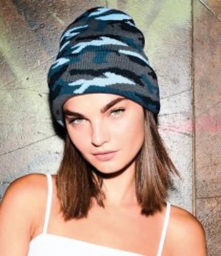 Beechfield Camo Cuffed Beanie