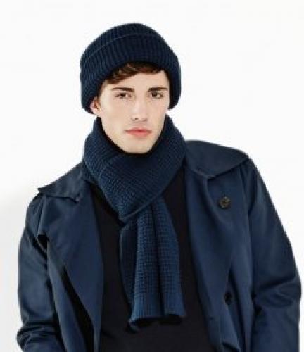 Beechfield Classic Waffle Knit Scarf