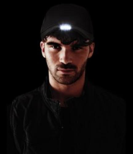 Beechfield LED Torch Cap - Black - ONE