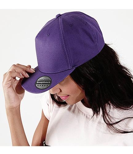 Beechfield 5 Panel Snapback Rapper Cap