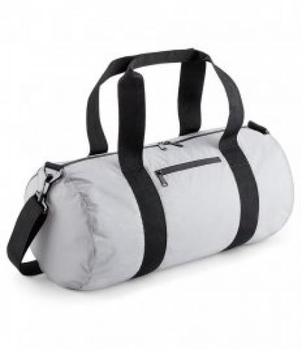 BagBase Reflective Barrel Bag