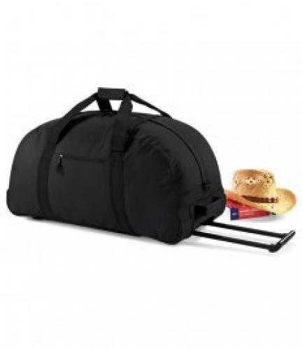 BagBase Wheely Holdall - Black - ONE