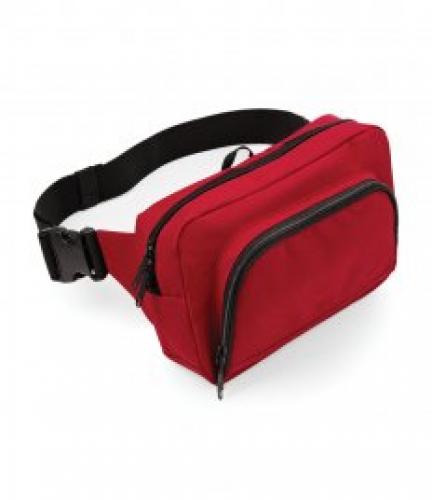 BagBase Organiser Waistpack - Black - ONE