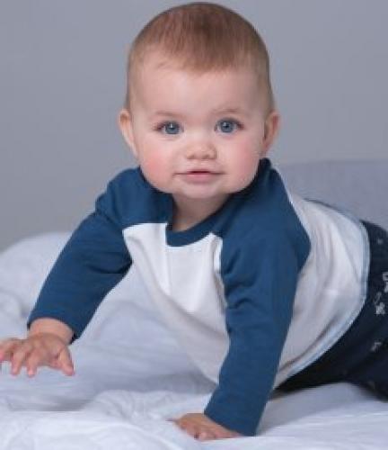BabyBugz Baby Long Sleeve Baseball T-Shirt