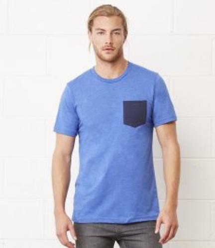 Canvas Contrast Pocket T-Shirt