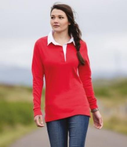 Front Row Ladies Classic Rugby Shirt