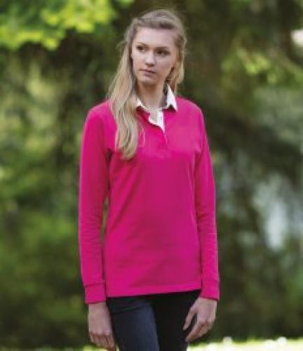 Front Row Ladies Premium Superfit Rugby Shirt