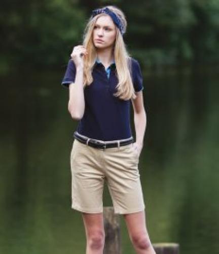 Front Row Ladies Stretch Chino Shorts