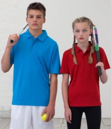 AWDis Kids Cool Wicking Polo Shirt