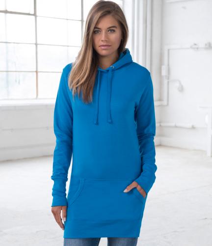 AWDis Girlie Long Line Hoodie