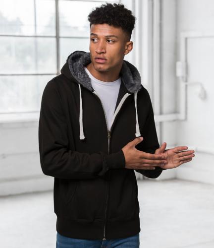 AWDis Unisex Fur Lined Chunky Zoodie