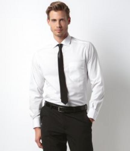 Kustom Kit Premium Long Sleeve Classic Fit Non-Iron Shirt