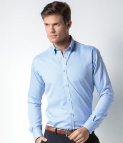 Kus. Kit S/F L/S Oxford Twill Shirt - Light blue - 14