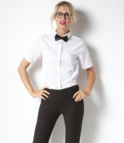 Kustom Kit Ladies Premium Short Sleeve Classic Fit Non-Iron Shirt