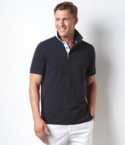 Kustom Kit Klassic Club Style Slim Fit Cotton Piqué Polo Shirt
