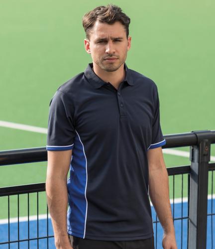 Finden and Hales Contrast Panel Polo Shirt