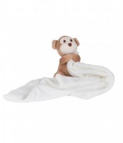 Mumbles Monkey Comforter - Cream - M