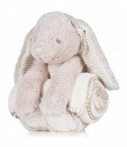 Mumbles Rabbit and Blanket - Cream - M
