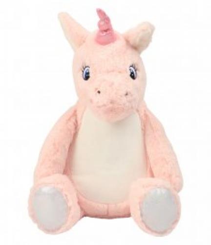 Mumbles Zippie Pink Unicorn - Pink - ONE