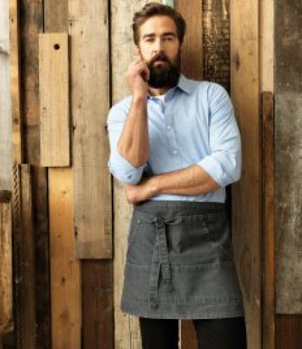 Premier Denim Waist Apron - Black denim - ONE