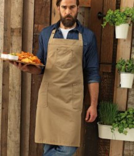 Premier Cotton Chino Bib Apron