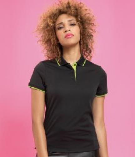 Premier Ladies Contrast Coolchecker® Polo Shirt
