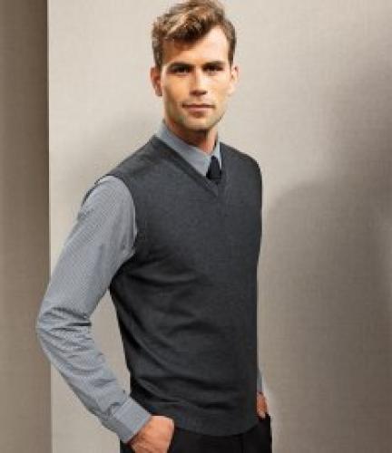 Premier Sleeveless Cotton Acrylic V Neck Sweater