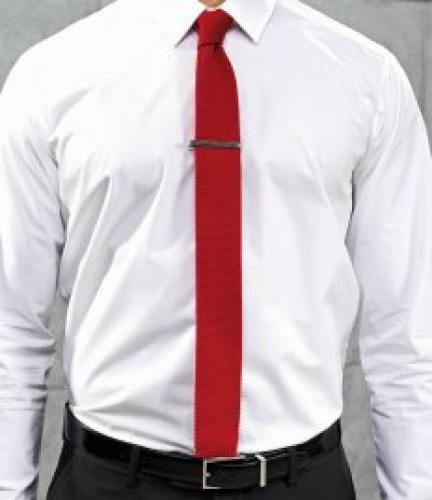 Premier Slim Knitted Tie - Black - ONE