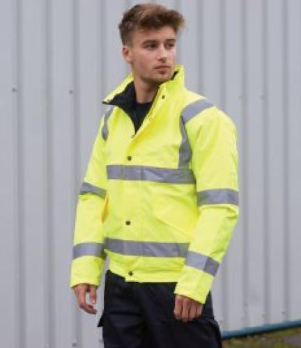 Portwest Hi-Vis Bomber Jacket - Yellow - 3XL