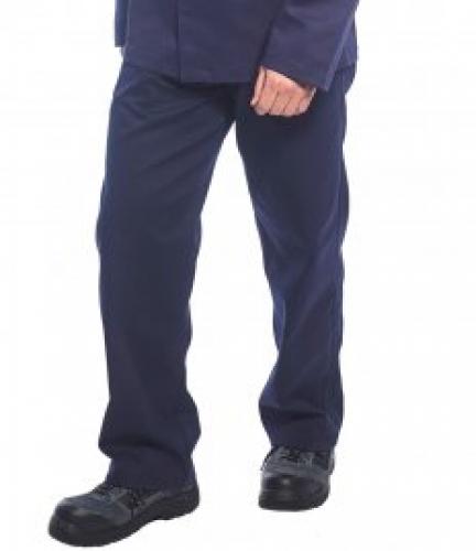 Portwest Bizweld Flexi Waist Trousers - Navy - 3XL/R