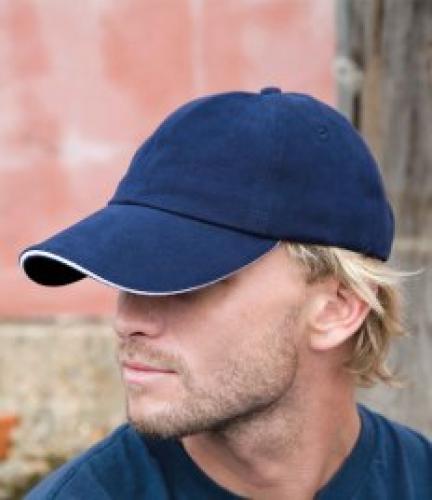 Result Memphis Sand. Peak Cap - Black/red - ONE