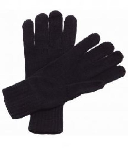 Regatta Knitted Gloves - Black - ONE