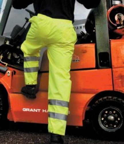 Result Safeguard High Viz Trousers - Orange - L/XL