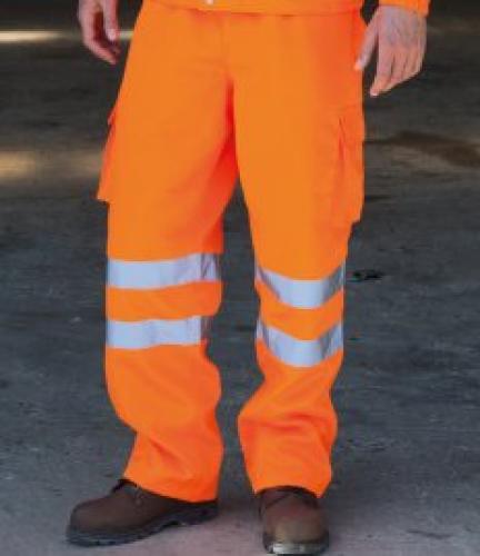 Result SafeGuard Cargo Trousers - Fl. orange - 3XL