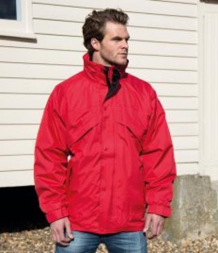 Result 3-in-1 Waterproof Zip and Clip Fleece Lined Jacket