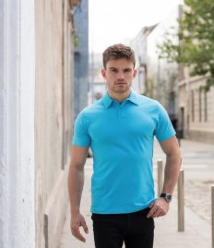 SF Men Stretch Piqué Polo Shirt