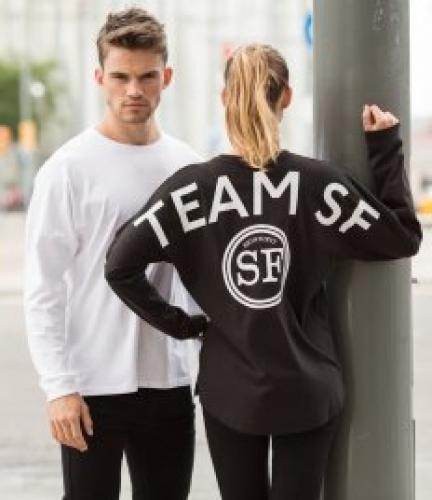 SF Unisex Drop Shoulder Slogan Top
