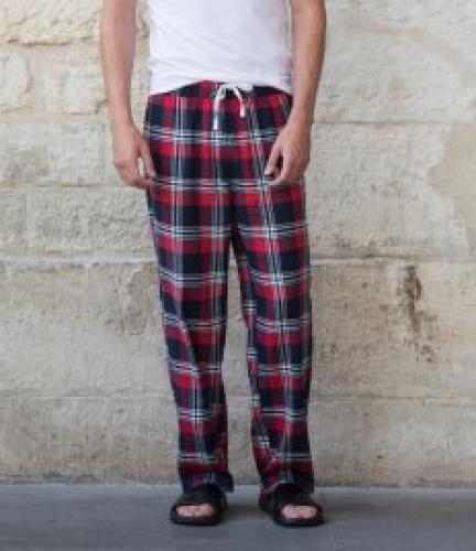 SFMen Tartan Lounge Pants - Navy/green - L