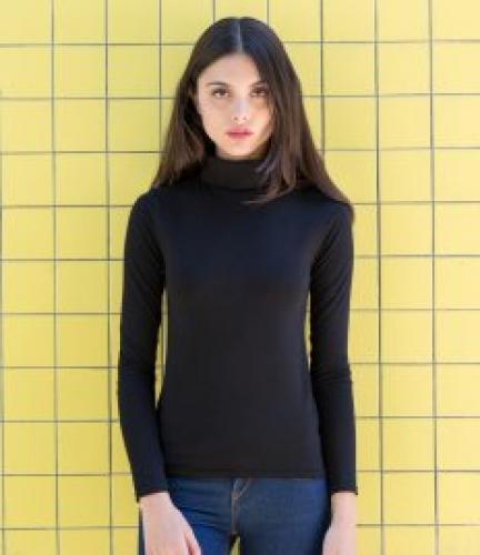 SF Ladies Feel Good Stretch Roll Neck T-Shirt