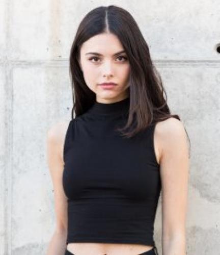 SF Ladies High Neck Crop Vest