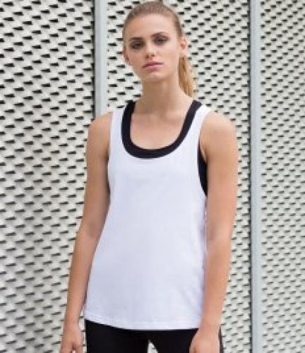 SF Lds Fashion Workout Vest - Black - L