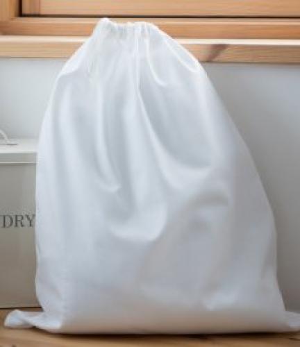 Towel City Laundry Bag - White - ONE